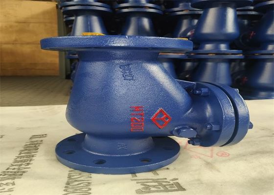 Gb Standard Cast Iron Dn500 Flange Check Valve For Horizontal And Vertical Pipes