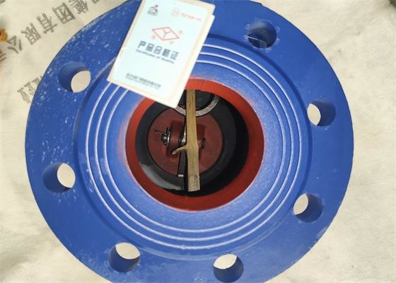 Gb Standard Cast Iron Dn500 Flange Check Valve For Horizontal And Vertical Pipes