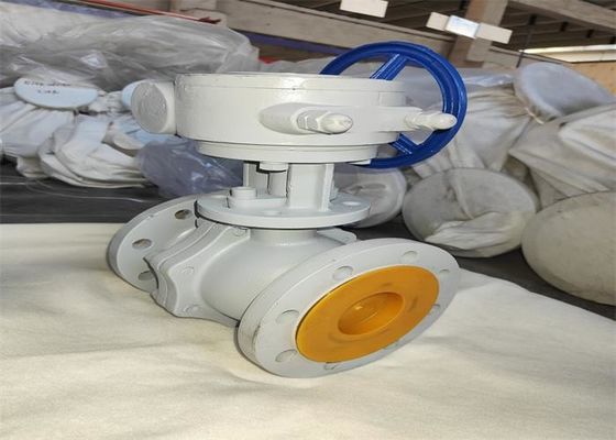 2 Inch Turbine Drive Mode Floating Ball Valve Carbon Steel Material