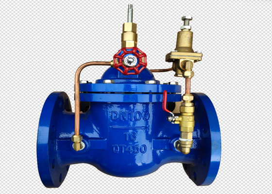 1.0mpa Akış Kontrol Su Koruma Valfi 400X Antikorozif Gri Demir